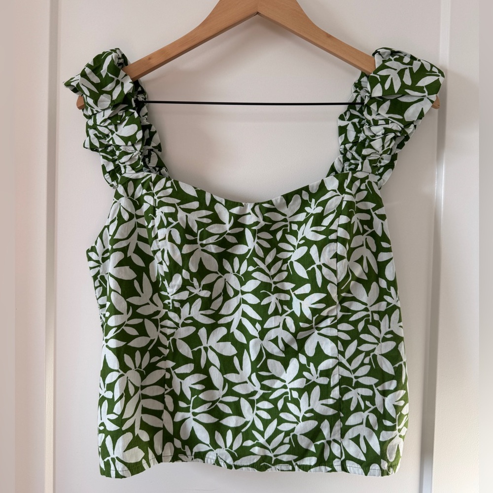 Abercrombie & Fitch* Bubble Strap Poplin Top